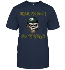 Green Bay Packers Iron Maiden Heavy Metal Football T-Shirt - KnowlegdeTee