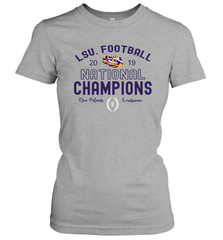 LSU Tigers Blue 84 College Football Playoff 2019 National Champions French Terry Women's T-Shirt - KnowlegdeTee