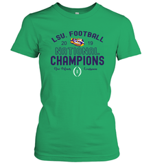 LSU Tigers Blue 84 College Football Playoff 2019 National Champions French Terry Women's T-Shirt - KnowlegdeTee