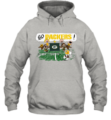 The Peanuts Cheering Go Snoopy Green Bay Packers Hoodie - KnowlegdeTee