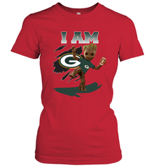 I am Green Bay Packers Groot Shirt For Fans Women's T-Shirt - KnowlegdeTee