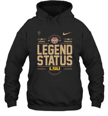 LSU Tigers College Football Playoff 2019 National Champions Legend Status Hoodie - KnowlegdeTee