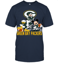Mickey Donald Goofy Green Bay Packers Shirt T-Shirt - KnowlegdeTee