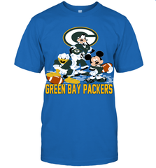 Mickey Donald Goofy Green Bay Packers Shirt T-Shirt - KnowlegdeTee