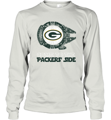 Come To The Packers Side Star Wars X Green Bay Packers Shirts Long Sleeve T-Shirt - KnowlegdeTee