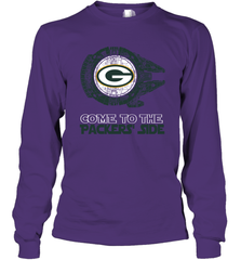 Come To The Packers Side Star Wars X Green Bay Packers Shirts Long Sleeve T-Shirt - KnowlegdeTee