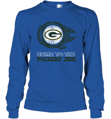 Come To The Packers Side Star Wars X Green Bay Packers Shirts Long Sleeve T-Shirt - KnowlegdeTee