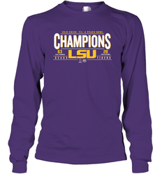 LSU Peach Bowl Champion 2019 Shirt Long Sleeve T-Shirt - KnowlegdeTee