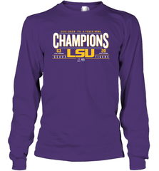 LSU Peach Bowl Champion 2019 Shirt Long Sleeve T-Shirt - KnowlegdeTee