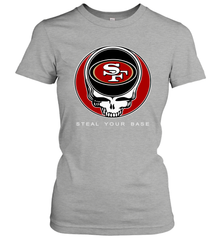 San Francisco 49ers Grateful Dead Steal Your Base Fan Gift Women's T-Shirt - KnowlegdeTee