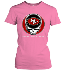 San Francisco 49ers Grateful Dead Steal Your Base Fan Gift Women's T-Shirt - KnowlegdeTee