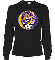 NCAA Football LSU Tigers Grateful Dead Long Sleeve T-Shirt - KnowlegdeTee