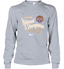 LSU Tigers College Football Playoff 2019 National Champions Celebration Long Sleeve T-Shirt - KnowlegdeTee