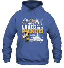 This Girl Loves Her Green Bay Packers And Mickey Disney Fan Mashup Hoodie - KnowlegdeTee