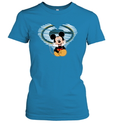 Green Bay Packers The Heart Mickey Mouse Disney Football Women's T-Shirt - KnowlegdeTee