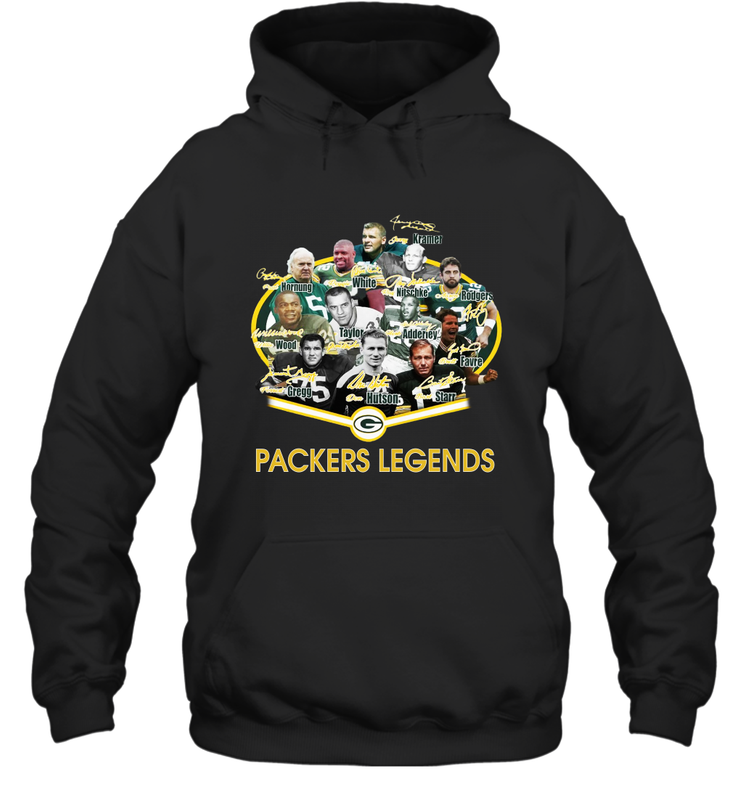 Green Bay Packers Legends Hoodie - KnowlegdeTee