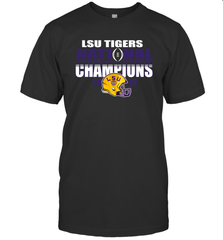 LSU Tigers Blue 84 College Football Playoff 2019 National Champions Glistening T-Shirt - KnowlegdeTee