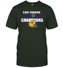 LSU Tigers Blue 84 College Football Playoff 2019 National Champions Glistening T-Shirt - KnowlegdeTee