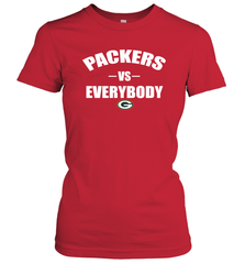 Green Bay Packers Vs Everybody Fan Gift Women's T-Shirt - KnowlegdeTee