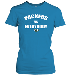 Green Bay Packers Vs Everybody Fan Gift Women's T-Shirt - KnowlegdeTee