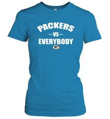 Green Bay Packers Vs Everybody Fan Gift Women's T-Shirt - KnowlegdeTee