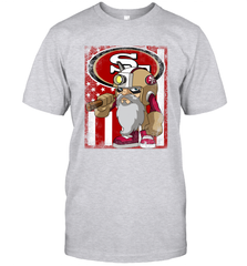 San Francisco 49ers Mascot USA Flag T-Shirt - KnowlegdeTee