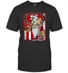 San Francisco 49ers Mascot USA Flag T-Shirt - KnowlegdeTee