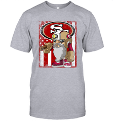 San Francisco 49ers Mascot USA Flag T-Shirt - KnowlegdeTee