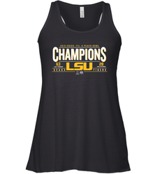LSU Peach Bowl Champion 2019 Shirt Racerback Tank - KnowlegdeTee