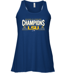 LSU Peach Bowl Champion 2019 Shirt Racerback Tank - KnowlegdeTee