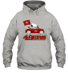Snoopy And Woodstock Ride The San Francisco 49ers Car NFL Shirts Hoodie - KnowlegdeTee