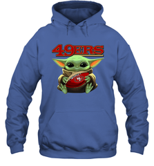 Baby Yoda Loves The San Francisco 49ers Star Wars NFL Shirts Hoodie - KnowlegdeTee