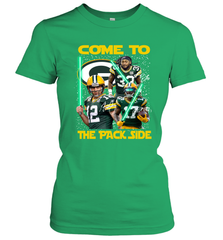 Green Bay Packers Star Wars Come to The Packer Side Faithful Playoff Women's T-Shirt - KnowlegdeTee