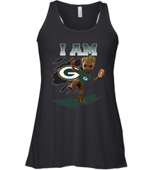 I am Green Bay Packers Groot Shirt For Fans Racerback Tank - KnowlegdeTee