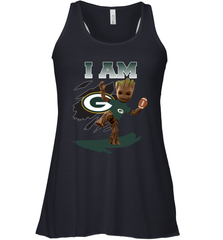 I am Green Bay Packers Groot Shirt For Fans Racerback Tank - KnowlegdeTee