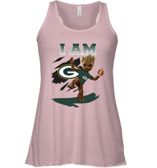 I am Green Bay Packers Groot Shirt For Fans Racerback Tank - KnowlegdeTee