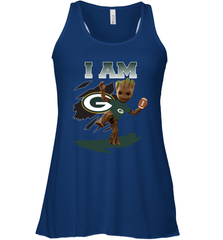 I am Green Bay Packers Groot Shirt For Fans Racerback Tank - KnowlegdeTee