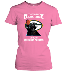Star Wars COME TO THE DARK SIDE WE HAVE GREEN BAY PACKERS SHIRTS= Women's T-Shirt - KnowlegdeTee