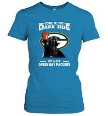 Star Wars COME TO THE DARK SIDE WE HAVE GREEN BAY PACKERS SHIRTS= Women's T-Shirt - KnowlegdeTee