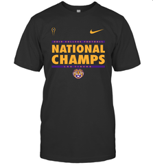 LSU Tigers College Football Playoff 2019 National Champions Stack Legend T-Shirt - KnowlegdeTee