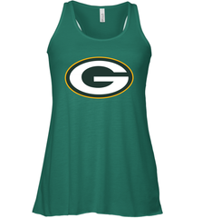 Green Bay Packers Official Logo Fan Gifts Racerback Tank - KnowlegdeTee