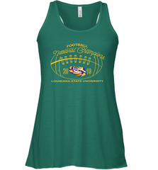 LSU Tigers Pressbox College Football Playoff 2019 National Champions Racerback Tank - KnowlegdeTee