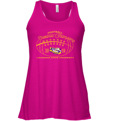 LSU Tigers Pressbox College Football Playoff 2019 National Champions Racerback Tank - KnowlegdeTee