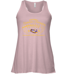 LSU Tigers Pressbox College Football Playoff 2019 National Champions Racerback Tank - KnowlegdeTee