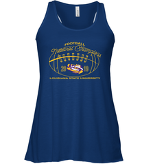 LSU Tigers Pressbox College Football Playoff 2019 National Champions Racerback Tank - KnowlegdeTee