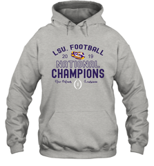 LSU Tigers Blue 84 College Football Playoff 2019 National Champions French Terry Hoodie - KnowlegdeTee
