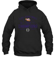 LSU Tigers Blue 84 College Football Playoff 2019 National Champions French Terry Hoodie - KnowlegdeTee