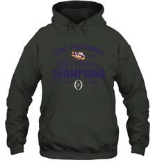 LSU Tigers Blue 84 College Football Playoff 2019 National Champions French Terry Hoodie - KnowlegdeTee