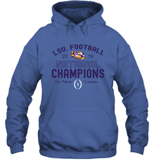 LSU Tigers Blue 84 College Football Playoff 2019 National Champions French Terry Hoodie - KnowlegdeTee