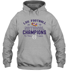 LSU Tigers Blue 84 College Football Playoff 2019 National Champions French Terry Hoodie - KnowlegdeTee